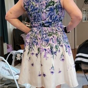 Summer pretty Floral Dress. Linen